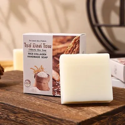 Sabun Beras – Rice Collagen Handmade Soap
